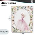 thumbnail image 4 of Stupell Industries Shabby Chic Graceful Princess Love Canvas Art, 30 x 40, by Christine Simpson Art, 4 of 8