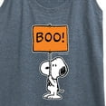 thumbnail image 3 of Peanuts - Snoopy Boo Sign - Women's Racerback Tank Top, 3 of 6