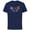 Navy, variant on Marvel Super Heroes Avengers Family Vacation Trip Sis - Short Sleeve Cotton T-Shirt for Adults - Customized-Natural