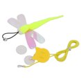 thumbnail image 3 of Pet Cat Hanging, Interactive  Hook Elastic Toy Adjustable Cord Bell Door Tease Rope And  Hair Green Tail Feather, 3 of 8