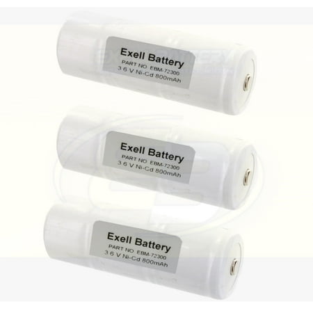 3pc MED Battery Fits AS10344 AB24664 I-MED1050 TYMED72300 CESS-2397-00