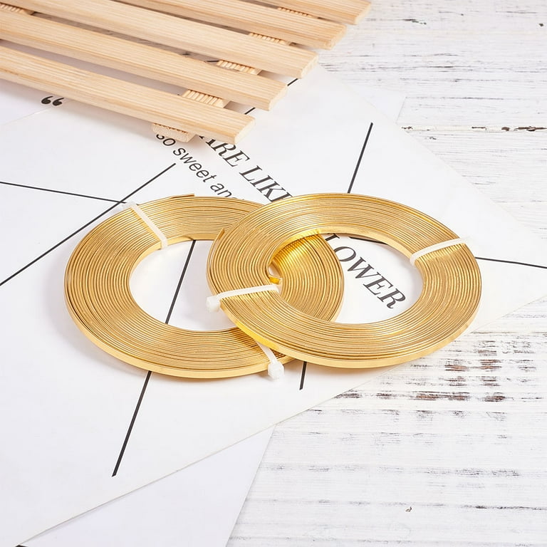 Mask With Wire Rolls, Aluminum Wire Metal Craft Wire, Flat Craft - Main Image