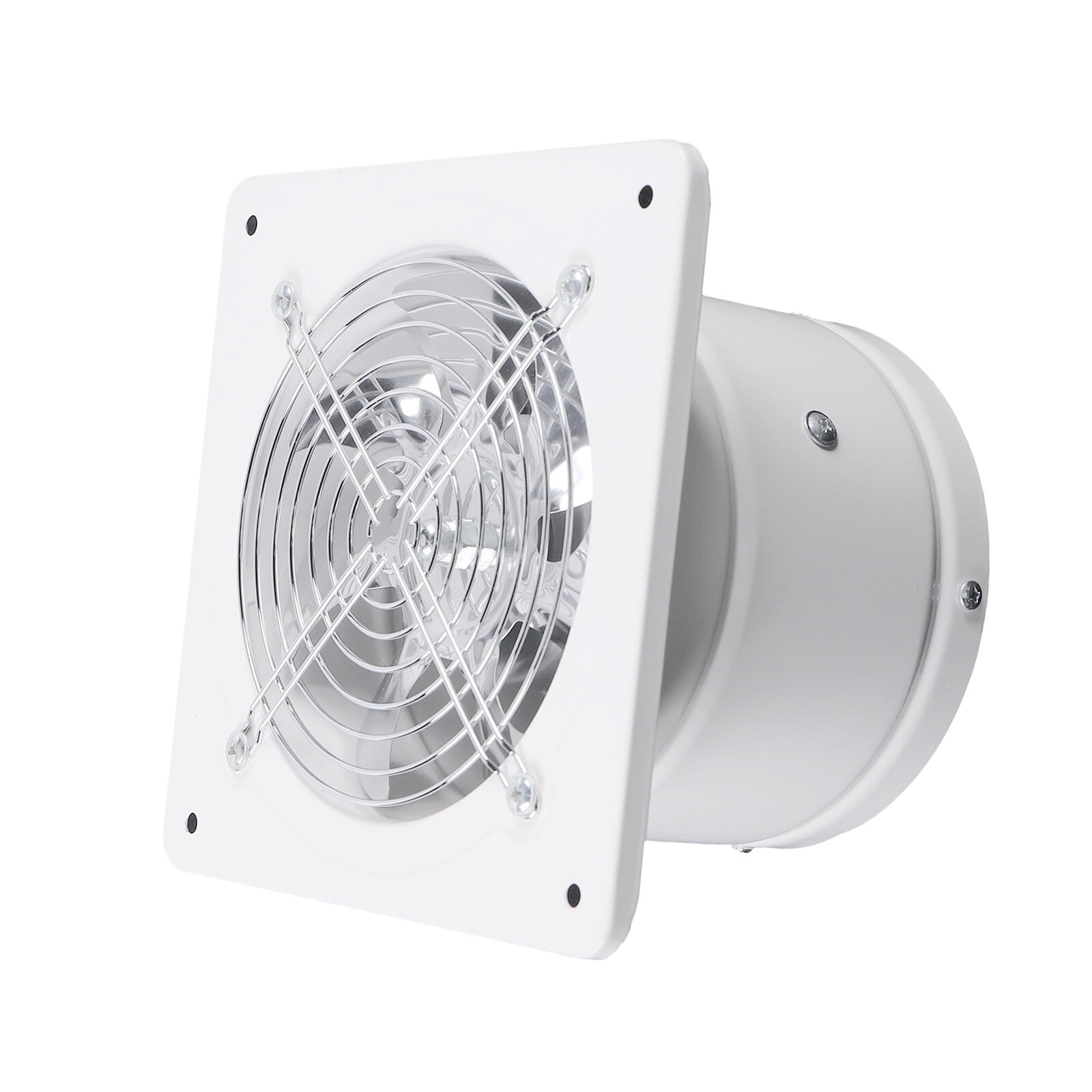 Denest 5657 6'' Duct 650㎡/h 40W 110V Iron Exhaust Fan Type 50 dB, 2800 r/min for Bathroom - White