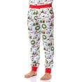 thumbnail image 3 of Peanuts Christmas Santa Snoopy Charlie Brown Characters Matching Family Holiday Tight-Fit 2PC Pajama Set, 3 of 7