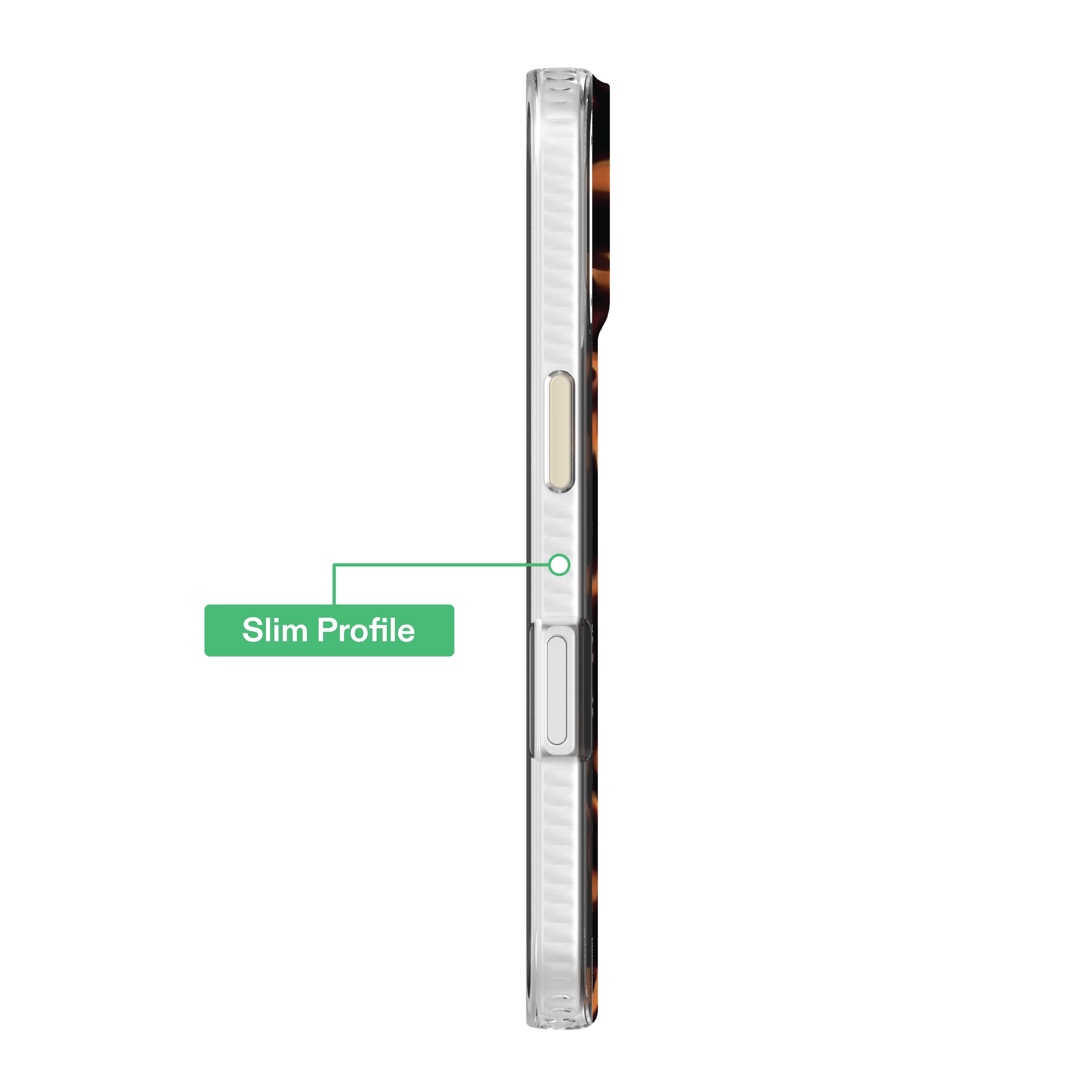 onn Phone Case for iPhone 16, MagSafe Compatible - Tortoise Shell