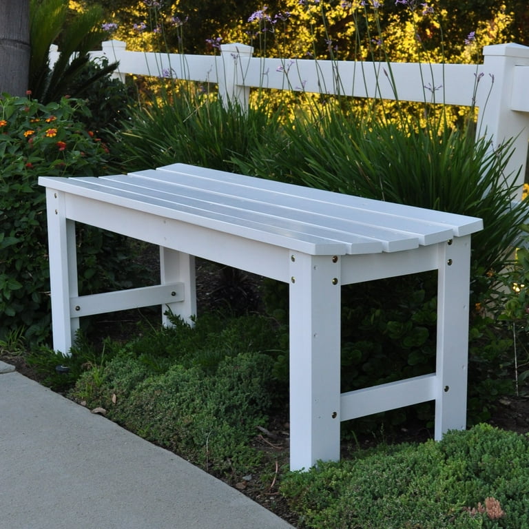 Porch Bench Shine Company Backless Garden Bench Home Depot Outdoor