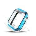 thumbnail image 5 of Sleektime Case for Apple Watch Series 6/5/4/SE 40mm, with Screen Protector, Soft Flexible Transparent TPU All-Around Anti-Scratch Lightweight Protective Cover, Blue, 5 of 7