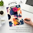 thumbnail image 3 of FORMRS Acrylic Clipboard with Low Profile Clip Standard A4 Letter Size, 12.5" x 9", Flowers Pattern Style, 3 of 8