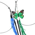 thumbnail image 7 of Cat Feather Toy Rope Chase Exercise with Suction Cup Rod Playing Toy Long Steel Wire Funny Interactive Cat Toys Toys Worm, 7 of 7