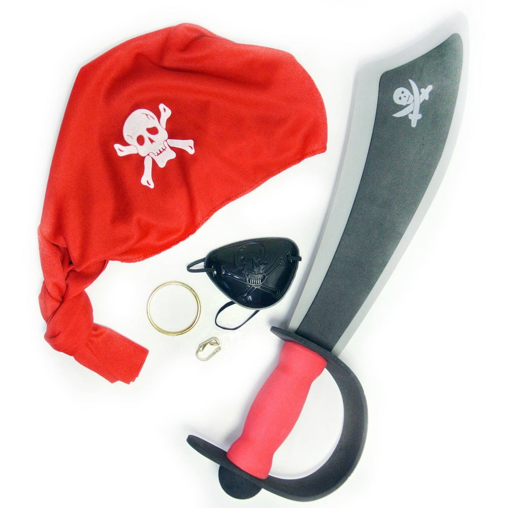 Pirate Halloween Costume Accessory Kit