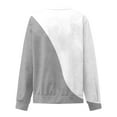 thumbnail image 4 of WXLWZYWL Trendy Sweatshirts For Women 2023 Women'S Round Neck Casual Long Sleeve Print Sweatshirt Tops Blouse, 4 of 5