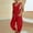 Red, variant on Baqcunre Jumpsuits for Women Women Casual U Neck Sleeveless Jumpsuits Spaghetti Strap Baggy Overalls Harem Pants with Pocket Jumpsuits for Women Dressy One Piece Jumpsuits for Women