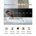 thumbnail image 5 of Green Eucalyptus Leaves Blackout Curtains 90 Inches Long for Bedroom, Rustic Weep Botanical Leaf Beige Thermal Insulated Room Darkening Black Out Window Curtain Panels Grommet Drapes for Living Room, 5 of 8
