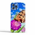 thumbnail image 1 of Flower Butterfly Case Compatible with iPhone 12 Pro,Aesthetic Art Design Full Cover Protective Case, 1 of 5