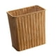 thumbnail image 5 of Cubo de basura Cubo de basura Espacio estrecho Organizador resistente Adorno Cubo de basura Papelera Marrón claro, 5 of 9