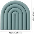 thumbnail image 2 of Salvamanteles de silicona monomono para ollas y sartenes calientes: soportes para ollas elegantes y coloridos, tapetes resistentes al calor (juego de 4), 2 of 5