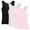 Pink, variant on Dianli Gifts 3PC Women U Neck Tank Pajama Set Includes Top Bottoms And Inner Layer Lightweight Soft Breathable Lounge Sleepwear Comfortable Home Essentials Easy Care