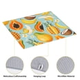 thumbnail image 4 of XMXT Microfiber Drying Mat for Kitchen Counter, Papaya Pineapple Banana Print Absorbent Dish Drying Mats for Sink Dishes Rack Pad, 16 x 18 inches, 4 of 9