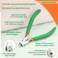 thumbnail image 2 of SPEEDWOX Model Nipper Single Blade Nipper For Model Building Sharp Pointed Side Cutter With Ultra-Thin Single-Edge And Leather Cover Plastic Models Nipper for Gundam Building Repairing and Fixing, 2 of 7