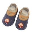 thumbnail image 1 of MIASHUI Chaussettes d'Intérieur Respirantes pour Garçons et Filles, Gris, 2-3 Ans, 1 of 6