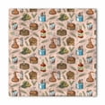 thumbnail image 1 of Retro Bandana, Whiskey Bourbon Theme Pattern, Unisex Head and Neck Tie, by Ambesonne, 1 of 2