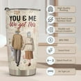 thumbnail image 3 of Gifts for Wife, Wife Gifts, Romatic Valentines day gifts for Her, Christmas gifts for wife, Old Couple You & Me We Got This, Stainless Steel Tumbler 20oz I Love You Her, Anniversary Presents, 3 of 6