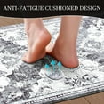 thumbnail image 6 of Kitchen Mats for Floor Anti Fatigue 2 Piece Set Cushioned Kitchen Rugs Blue Gray Waterproof Non-Skid Comfort Standing Mat Anti Fatigue for Work Desk Office(17x29+17x47Inch), 6 of 6