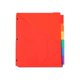 thumbnail image 1 of Tab dividers, index dividers Colorful ring binder Big Tab, thick index section ring notebook dividers for school and workplace organization, 1 of 5