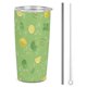 thumbnail image 1 of Vaso de acero inoxidable con tapa y diseño de limón, taza térmica portátil de 20 oz, 1 of 7