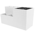 thumbnail image 2 of Miangastore Barber Shop Tool Organizer White For Home Use 1Pack 7.3X4.1X3.3In, 2 of 8