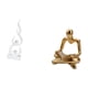 thumbnail image 5 of Escultura abstracta de fuego,Estatua de arte abstracto para decoración del hogar,Escultura de fuego moderna,coleccionable,regalo,Figura de pensador abstracto,Estatua de pensador, 5 of 8