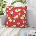 thumbnail image 6 of ZICANCN Decorative Throw Pillow Covers , Santa Claus Couch Sofa Decorative Knit Pillow Covers for Living Room Farmhouse 16"x16", 6 of 8