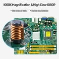 thumbnail image 2 of 1000x Magnification Intelligent Digital Microscope Portable USB Rechargeable 2.0M Pixels High Clear PC & WI-FI- Connection Magnifier Supports Photographing & Video Recording for, 2 of 8