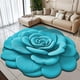 thumbnail image 4 of Sofa Vama Ropa de Cama Alfombra de flores 3D suave y antideslizante para comedor, dormitorio, hogar for Navideño, 4 of 4