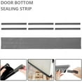 thumbnail image 3 of Double Insulated Door Bottom - Cold Proof Door Roll - Noise and Airflow Protection Roll - Universal Inner Door Seal (Black), 3 of 5