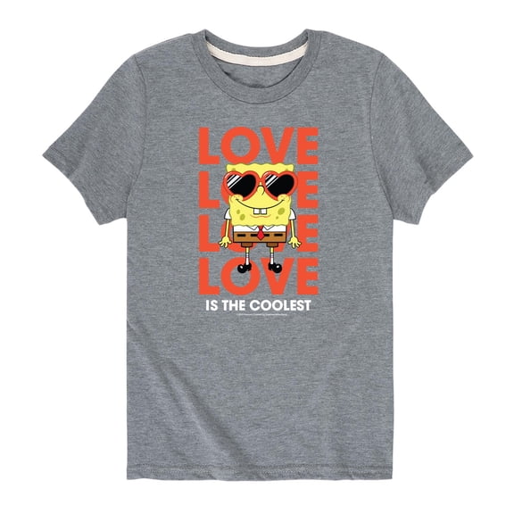 SpongeBob SquarePants - Valentine's Day Merchandise - Toddler And Youth Short Sleeve Graphic T-Shirt