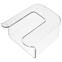 LEORX Transparent Wall Mount Wipe Tissue Box Pet Material Bathroom Organizer