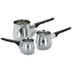 High Quality Stainless Steel Butter Warmer Coffee Milk Warmer Turkish Coffee Pot Sets Of