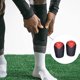 thumbnail image 2 of 1 par de mini espinilleras de fútbol resistentes al desgaste, protectores de piernas que absorben los golpes, livianos y portátiles, para entrenamiento de fútbol, 2 of 5