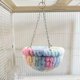 thumbnail image 4 of Wistiti Birdnest Cot Bed Columpio Colgante Para Jaula Sueño Cálido Para Loros Long Little Parrot Lovebird Budgie Hamster &Amp; Ferret Accesorios Acogedores Para Jaulas De Pájaros Cama Pe, 4 of 4