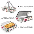 thumbnail image 3 of Numjaw Casserole Carrier for Hot or Cold Food,Insulated Casserole Travel Carry Bag,Pie Carrier,Casserole Dish With Lid and Carrying Case,Food Warmer Bag for Party/Picnic, 3 of 8