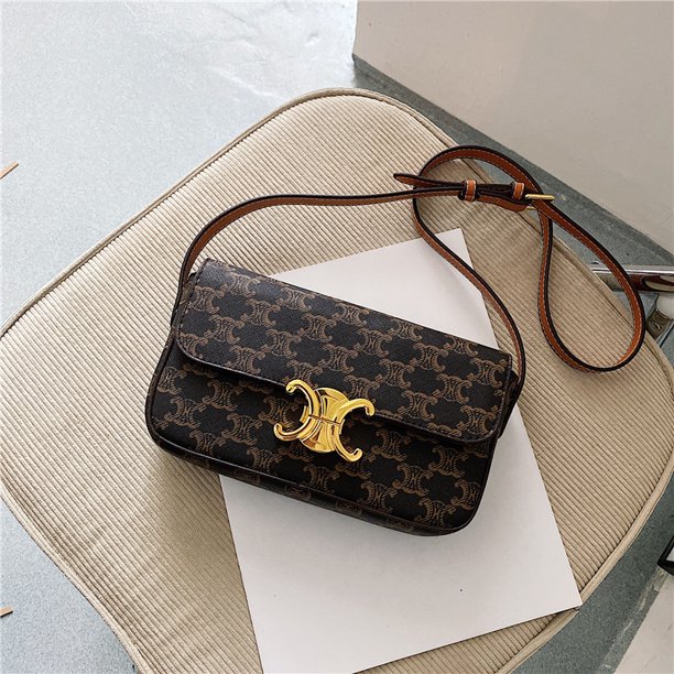 Bonito bolso pequeño, novedad de verano 2025, bandolera de hombro, pequeño bolso cuadrado con cierre abatible, bolso de piel sintética, bolso de mujer moderno.