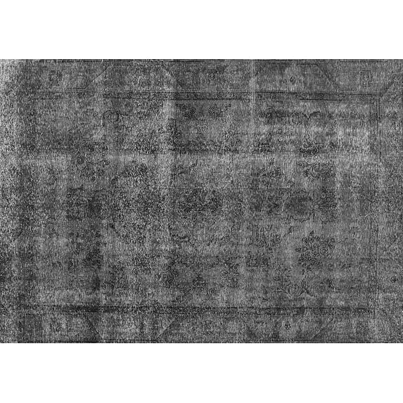 Ahgly Company Indoor Rectangle Oriental Gray Industrial Area Rugs, 3' x 5'