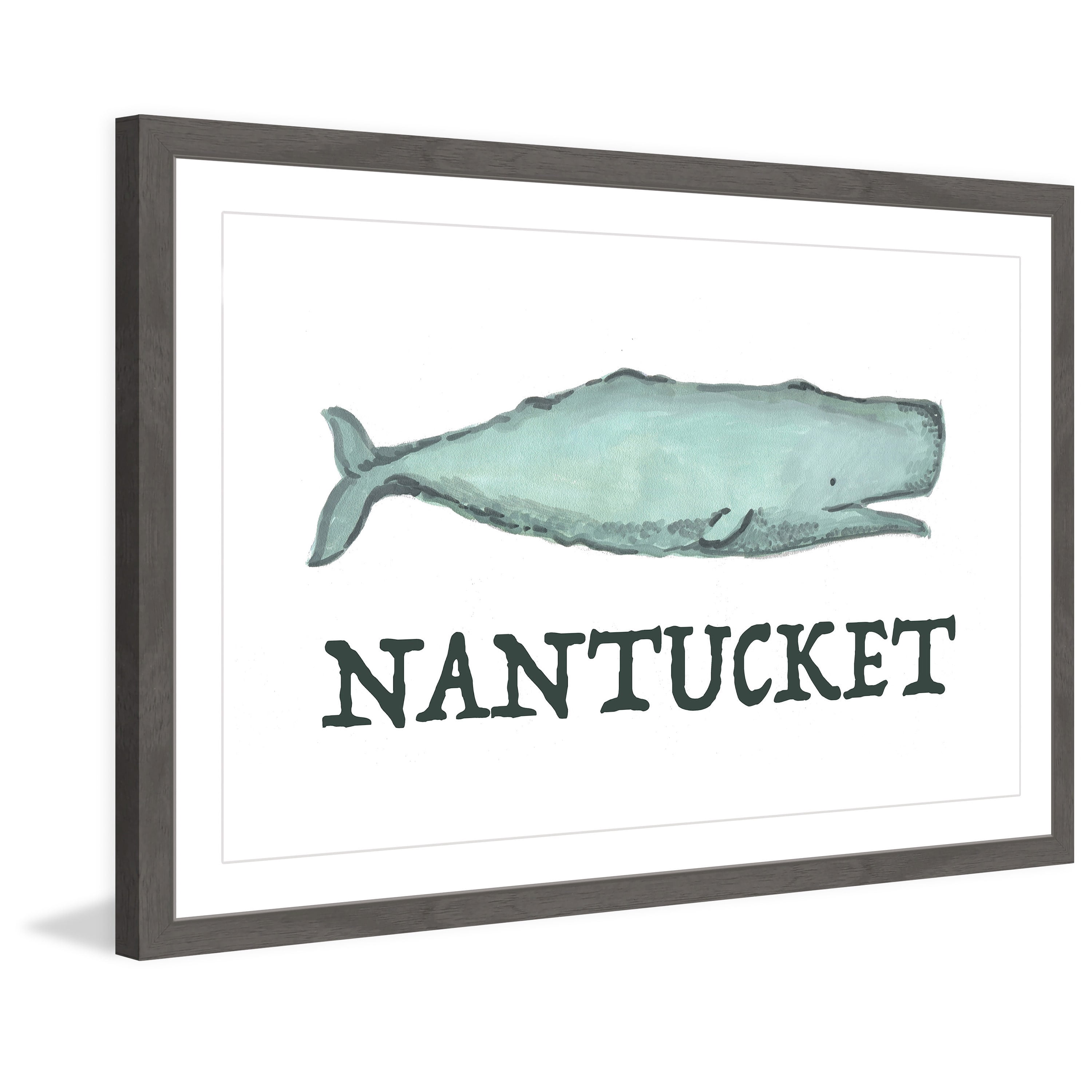 "Long Live Nantucket" Framed Painting Print