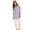 Blue Seersucker Stripe, variant on Women's Plus Size Extended Plus Size Seersucker Shirt