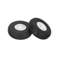 thumbnail image 3 of Uxcell RC Airplane Wheels, RC Model Airplane PU Sponge Tire Foam Wheel Black 1.5 Inch, 3 of 7