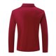 thumbnail image 5 of Camiseta de manga larga con solapa para hombre - Camisetas lisas informales para las fiestas - Tejido de poliéster - Tallas S-XXXL, 5 of 5