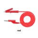 thumbnail image 3 of Tholdsy Cable de alimentación de prueba de voltaje multímetro DC Banana Plug de 1M Cable de prueba de PVC portátil accesorio de detección Adaptadores de corriente Rojo, 3 of 6