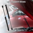 thumbnail image 2 of Unique Bargains Lift Supports Struts for Jeep Wrangler 1997-2006 Front Hood Bonnet Gas Spring Black 2 Pcs, 2 of 7