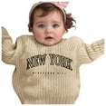 thumbnail image 4 of Girls Sweaters Hand Embroidered Pure Knit Sweater for Girls Delicate Floral Design Soft Comfortable Toddler Kids Top, 4 of 4